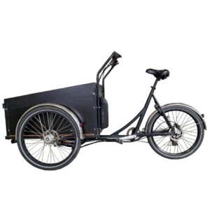 Elmotor til Christiania ladcykel. 24″ Christiania baghjulsmotor kit. 250W / 350W. Elcykel kit.